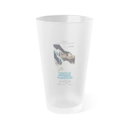 THE BIRD WITH THE CRYSTAL PLUMAGE (ITALIAN) 1970 Movie Poster - Frosted Pint Glass 16oz Default Title - Go Mug Yourself