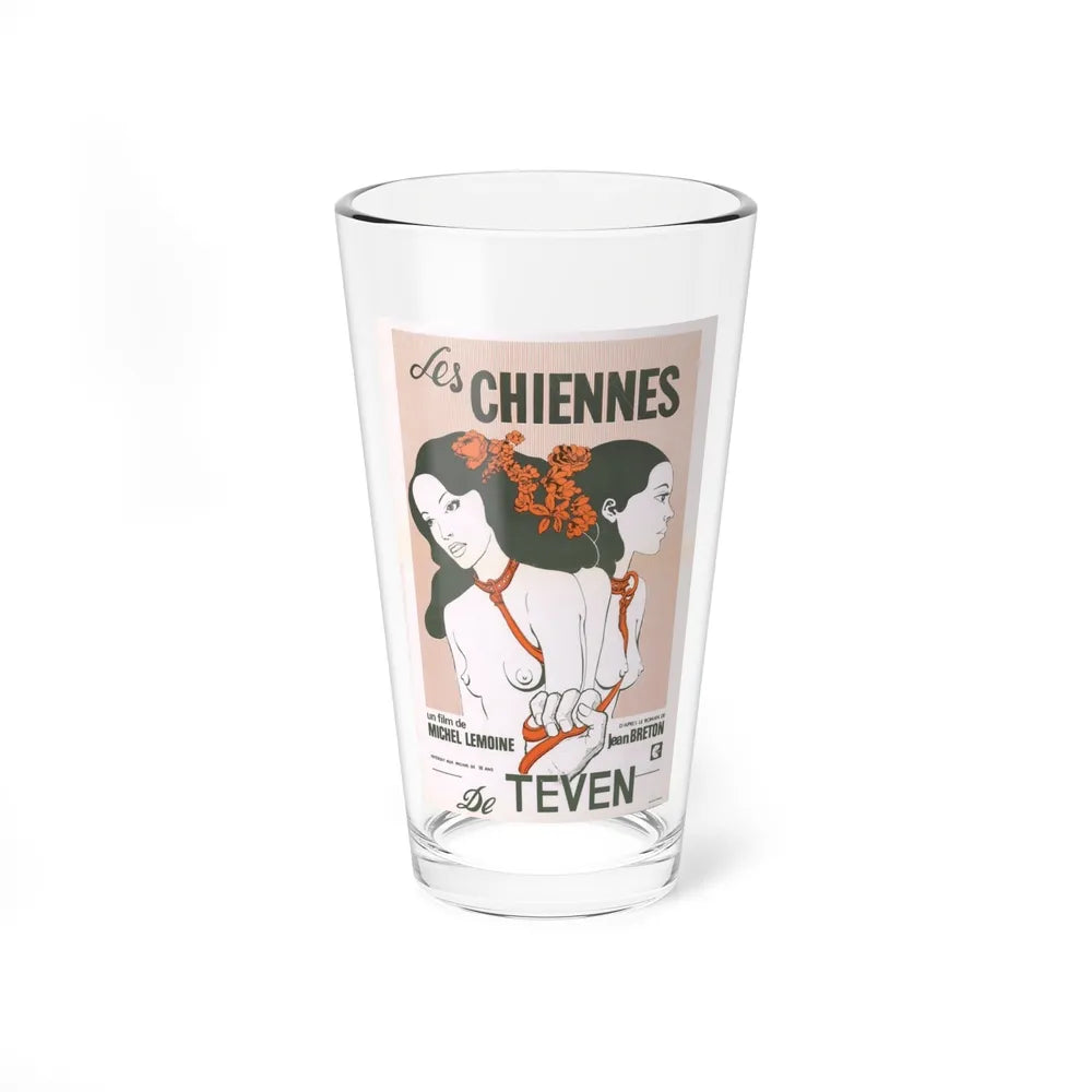 THE BITCHES (BELGIAN) 1973 Movie Poster - Pint Glass 16oz-16oz-Go Mug Yourself