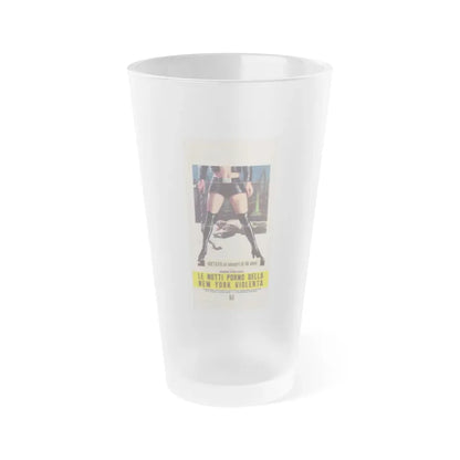 THE BLACK ALLEY CATS (ITALIAN) 1973 Movie Poster - Frosted Pint Glass 16oz Default Title - Go Mug Yourself