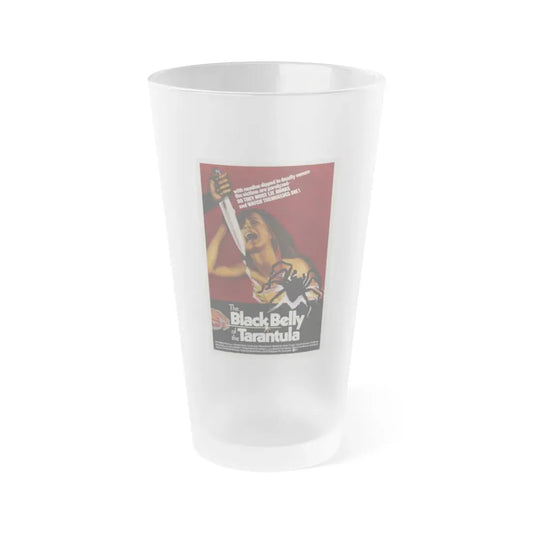 THE BLACK BELLY OF THE TARANTULA 1971 Movie Poster - Frosted Pint Glass 16oz Default Title - Go Mug Yourself