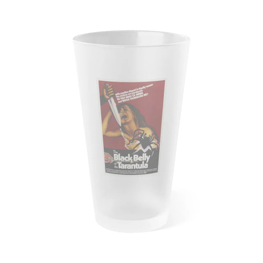 THE BLACK BELLY OF THE TARANTULA 1971 Movie Poster - Frosted Pint Glass 16oz-Go Mug Yourself