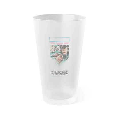 THE BLACK BELLY OF THE TARANTULA (ITALIAN) 1971 Movie Poster - Frosted Pint Glass 16oz Default Title - Go Mug Yourself
