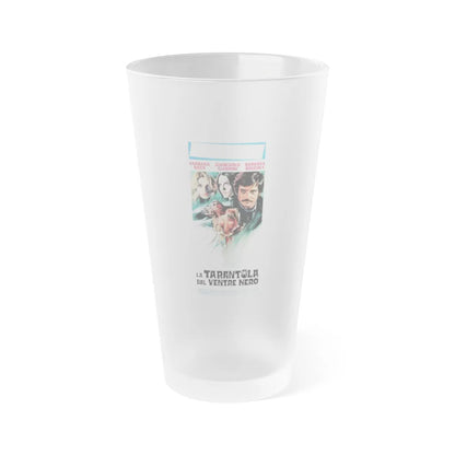 THE BLACK BELLY OF THE TARANTULA (ITALIAN) 1971 Movie Poster - Frosted Pint Glass 16oz-Go Mug Yourself