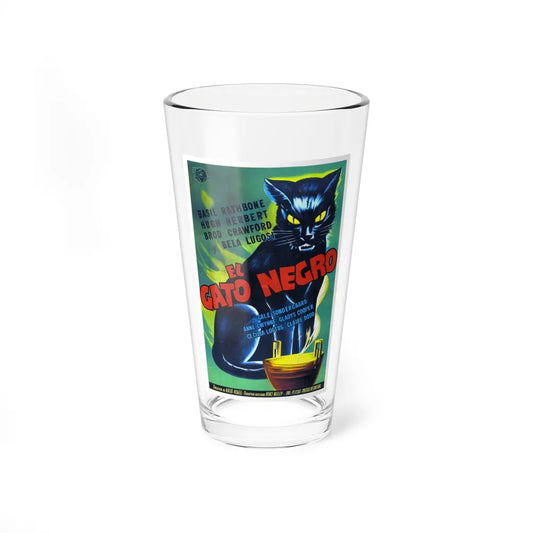 THE BLACK CAT 1941 Movie Poster - Pint Glass 16oz-16oz-Go Mug Yourself