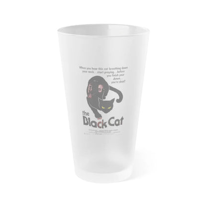 THE BLACK CAT 1981 Movie Poster - Frosted Pint Glass 16oz-Go Mug Yourself