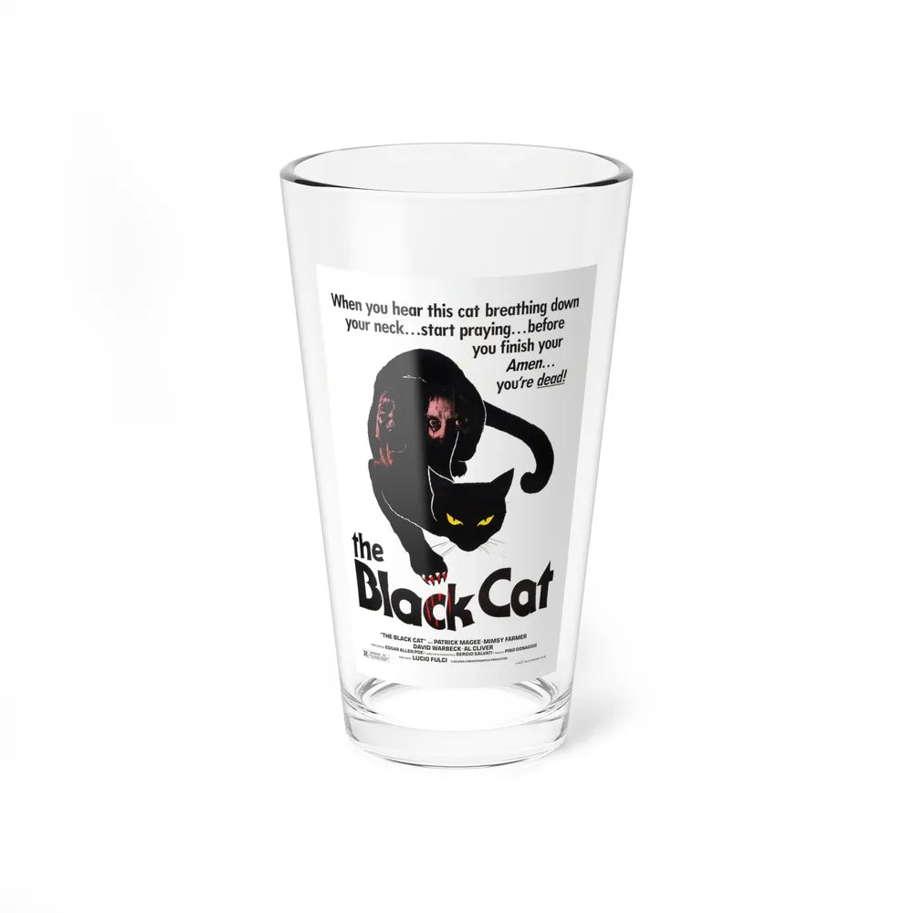 THE BLACK CAT 1981 Movie Poster - Pint Glass 16oz-16oz-Go Mug Yourself