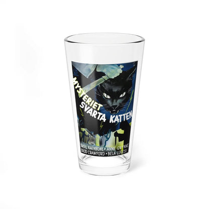 THE BLACK CAT (SWEDEN) 1941 Movie Poster - Pint Glass 16oz-16oz-Go Mug Yourself