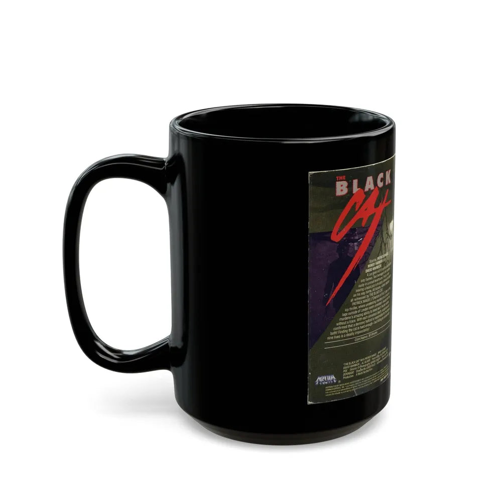 THE BLACK CAT (VHS COVER) - Black Coffee Mug-Go Mug Yourself