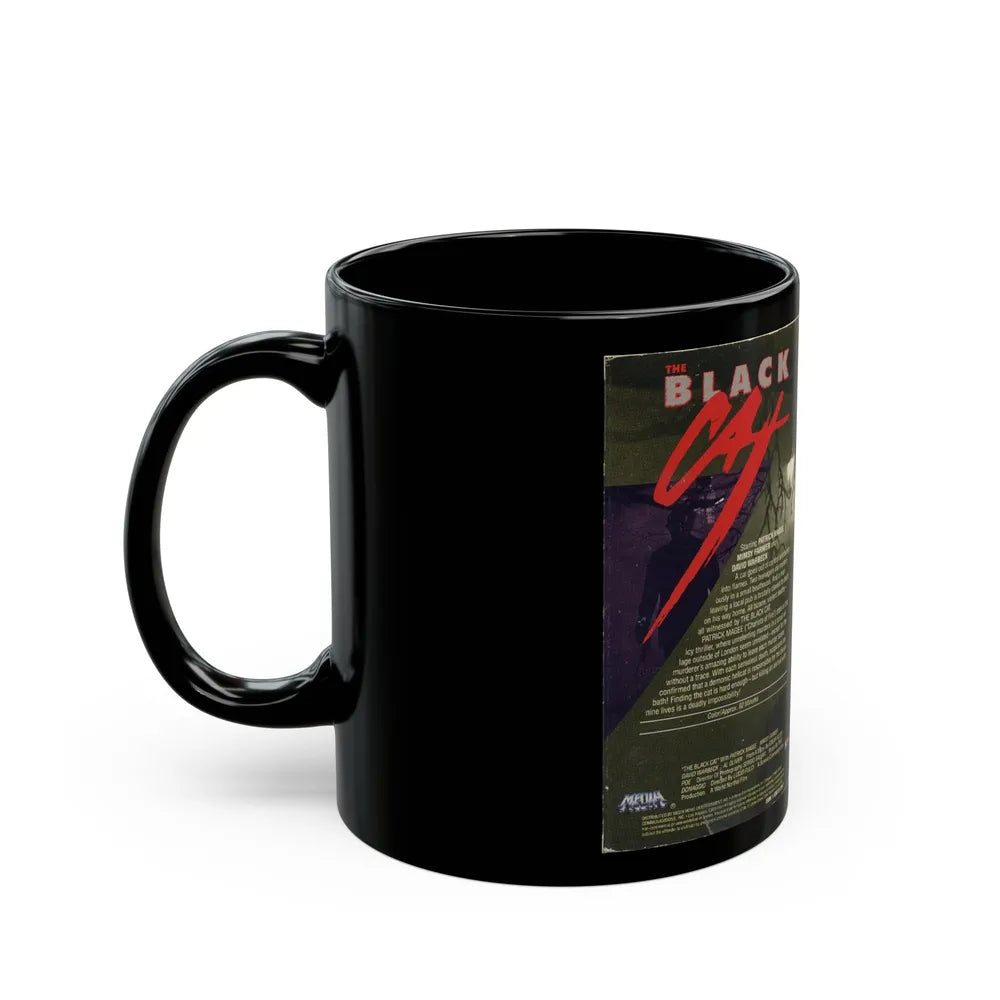 THE BLACK CAT (VHS COVER) - Black Coffee Mug-Go Mug Yourself