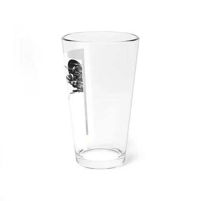 The Black Coyote (1), Collier's, February 25, 1928 (Magazine Illustration) Pint Glass 16oz - Go Mug Yourself