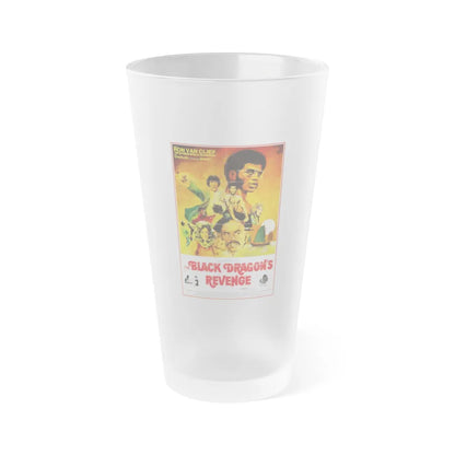 THE BLACK DRAGON'S REVENGE 1975 Movie Poster - Frosted Pint Glass 16oz-16oz-Frosted-Go Mug Yourself