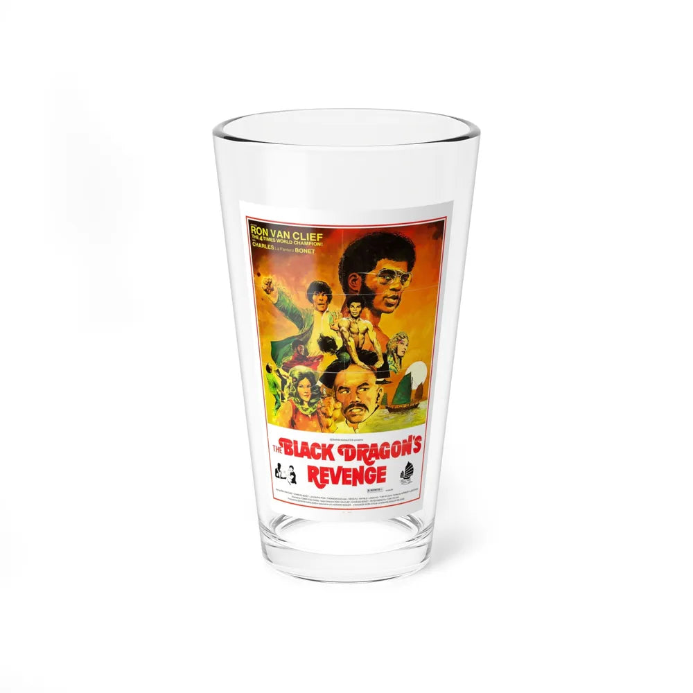 THE BLACK DRAGON'S REVENGE 1975 Movie Poster - Pint Glass 16oz-16oz-Go Mug Yourself