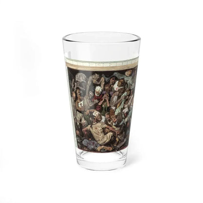 The Black Hole of Calcutta, probable Cavalier Magazine interior illustration, circa 1960 (Magazine Illustration) Pint Glass 16oz 16oz - Go Mug Yourself