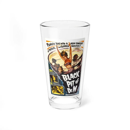 THE BLACK PIT OF DR. M 1959 Movie Poster - Pint Glass 16oz 16oz - Go Mug Yourself