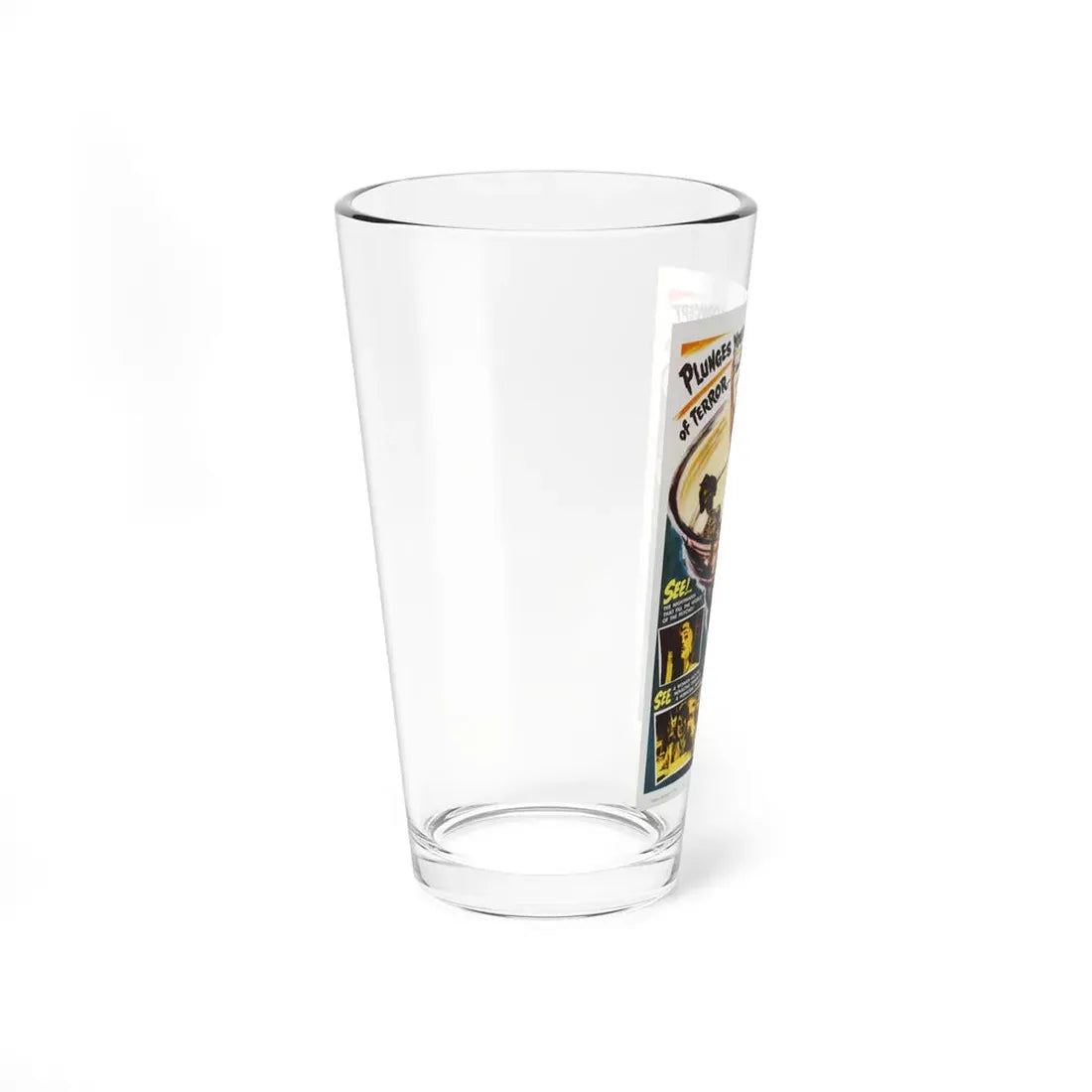 THE BLACK PIT OF DR. M 1959 Movie Poster - Pint Glass 16oz - Go Mug Yourself