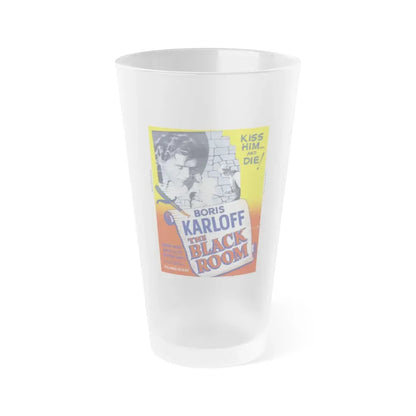 THE BLACK ROOM 1935 Movie Poster - Frosted Pint Glass 16oz Default Title - Go Mug Yourself