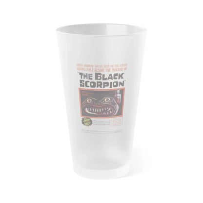 THE BLACK SCORPION 1957 Movie Poster - Frosted Pint Glass 16oz Default Title - Go Mug Yourself