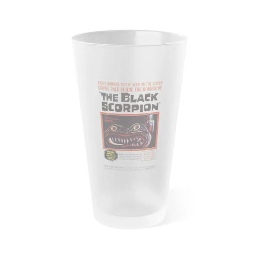 THE BLACK SCORPION 1957 Movie Poster - Frosted Pint Glass 16oz Default Title - Go Mug Yourself