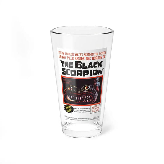 THE BLACK SCORPION 1957 Movie Poster - Pint Glass 16oz 16oz - Go Mug Yourself