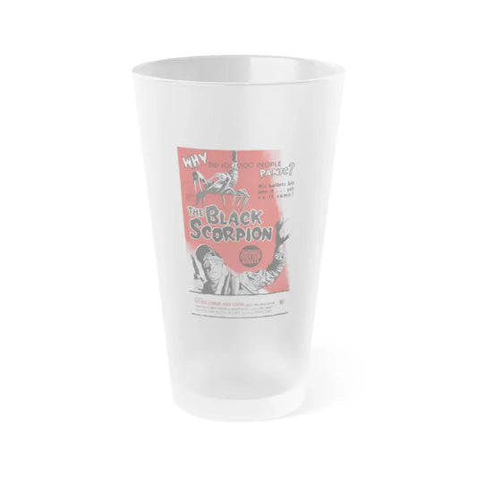 THE BLACK SCORPION (2) 1957 Movie Poster - Frosted Pint Glass 16oz Default Title - Go Mug Yourself