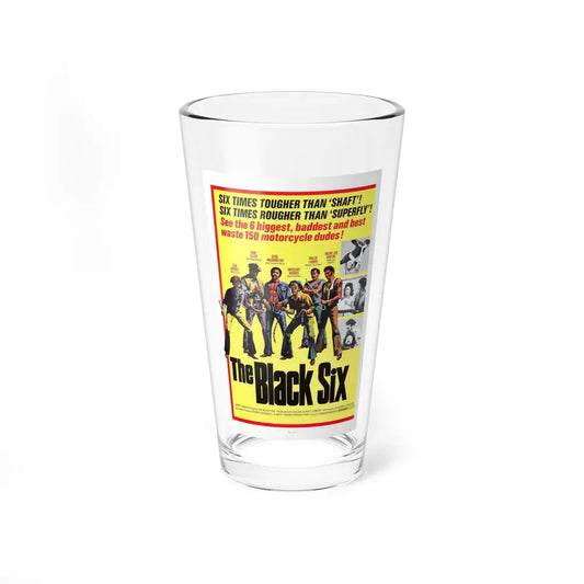 THE BLACK SIX 1974 Movie Poster - Pint Glass 16oz 16oz - Go Mug Yourself