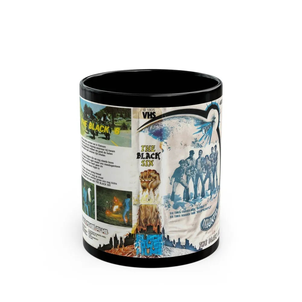 THE BLACK SIX (VHS COVER) - Black Coffee Mug-11oz-Go Mug Yourself