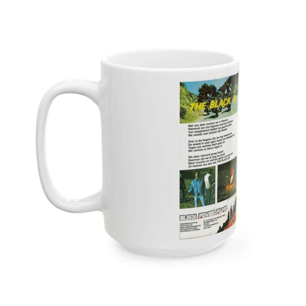 THE BLACK SIX (VHS COVER) - White Coffee Mug-Go Mug Yourself