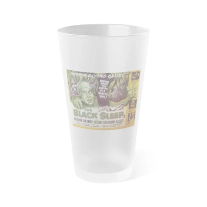 THE BLACK SLEEP (2) 1956 Movie Poster - Frosted Pint Glass 16oz Default Title - Go Mug Yourself