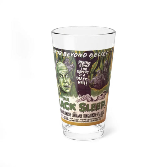 THE BLACK SLEEP (2) 1956 Movie Poster - Pint Glass 16oz-16oz-Go Mug Yourself