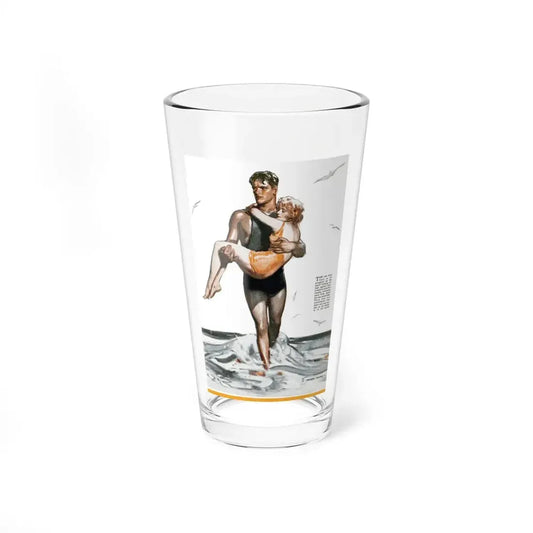 The Black Tie, Good Housekeeping, October 1931 (Magazine Illustration) Pint Glass 16oz 16oz - Go Mug Yourself