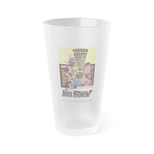 THE BLACK TORMENT 1964 Movie Poster - Frosted Pint Glass 16oz Default Title - Go Mug Yourself