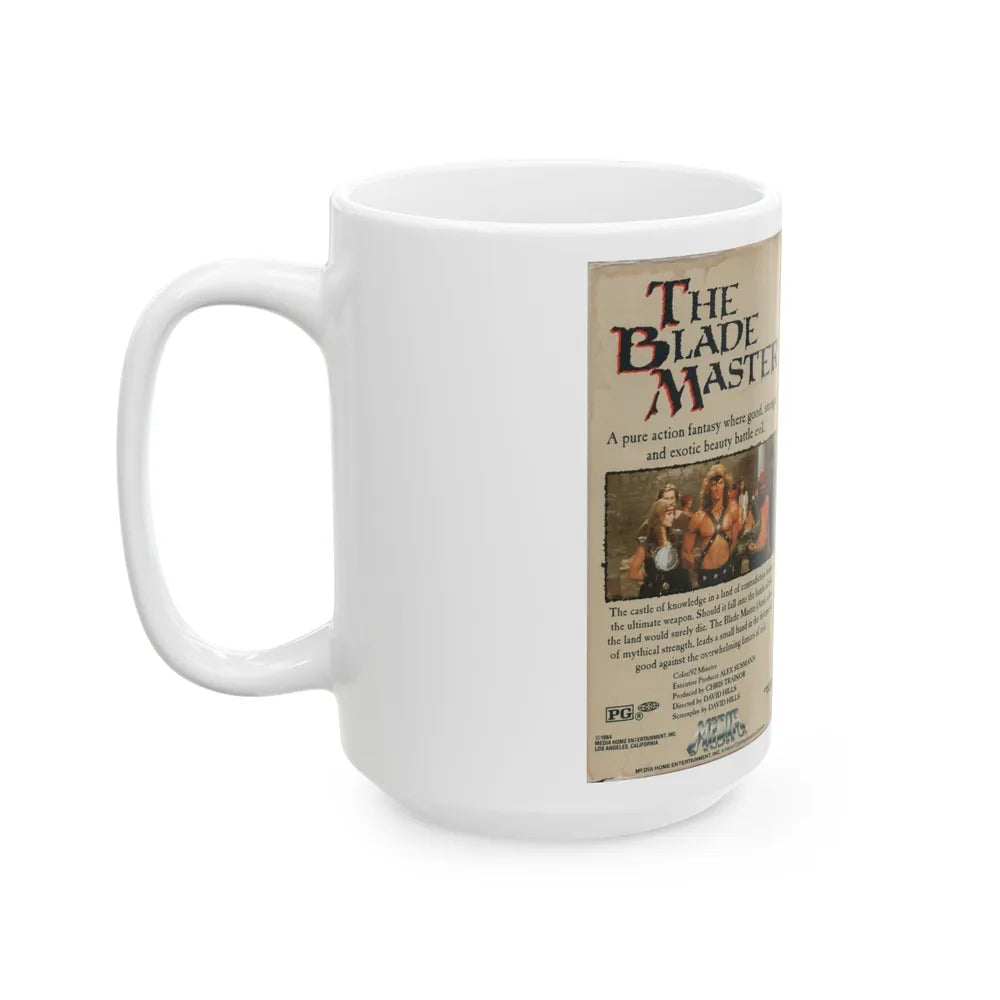 THE BLADE MASTER VERSION2 (VHS COVER) - White Coffee Mug-Go Mug Yourself