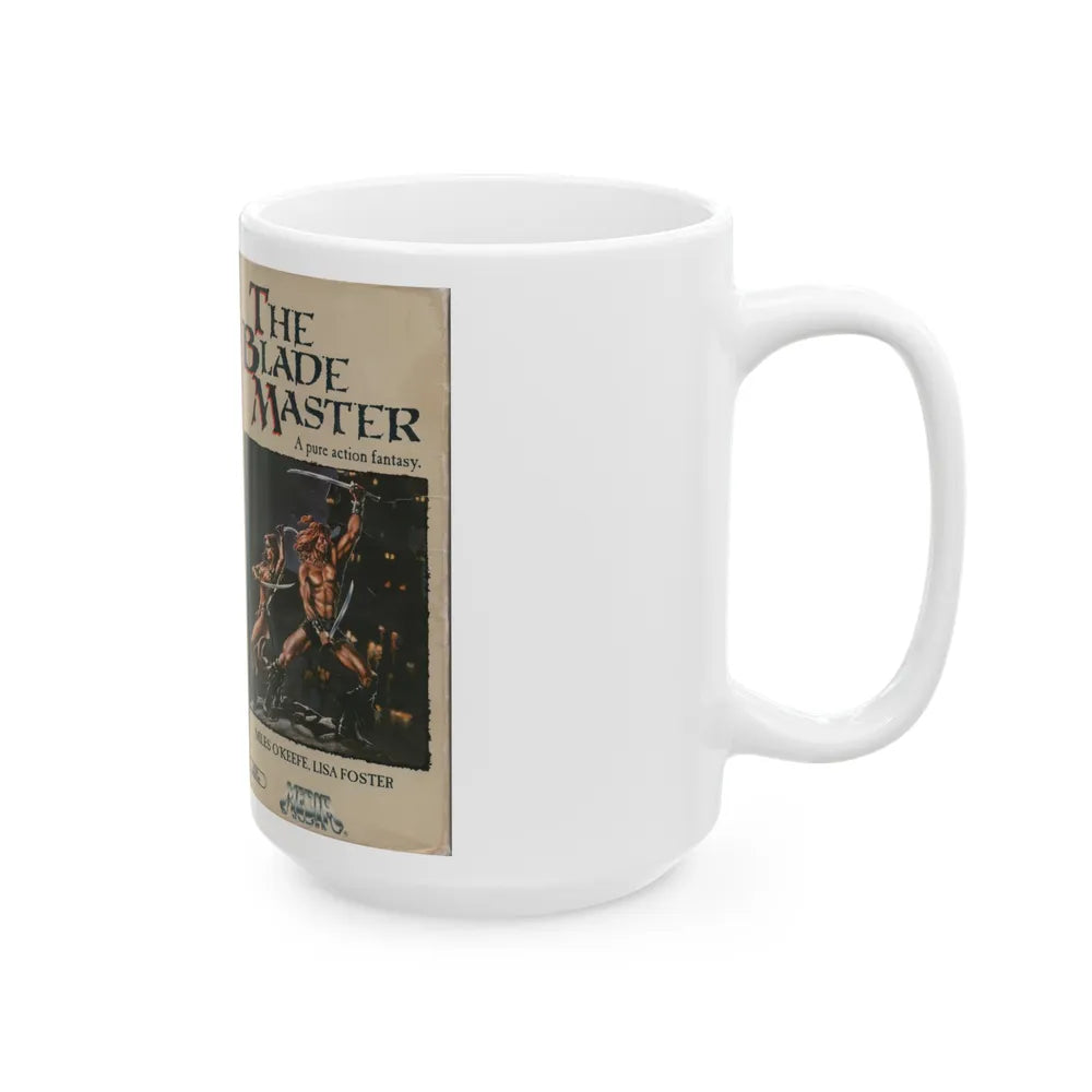 THE BLADE MASTER VERSION2 (VHS COVER) - White Coffee Mug-Go Mug Yourself