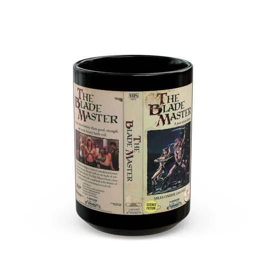 THE BLADE MASTER (VHS COVER) - Black Coffee Mug-15oz-Go Mug Yourself