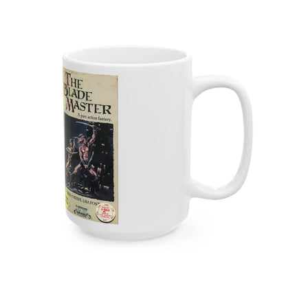 THE BLADE MASTER (VHS COVER) - White Coffee Mug-Go Mug Yourself