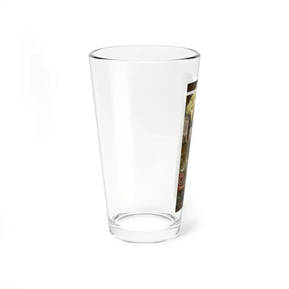 The Blast by Stuart Cloete, Collier's magazine, April 12, 1947 (Magazine Illustration) Pint Glass 16oz - Go Mug Yourself