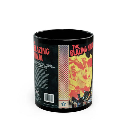 THE BLAZING NINJA (VHS COVER) - Black Coffee Mug-11oz-Go Mug Yourself