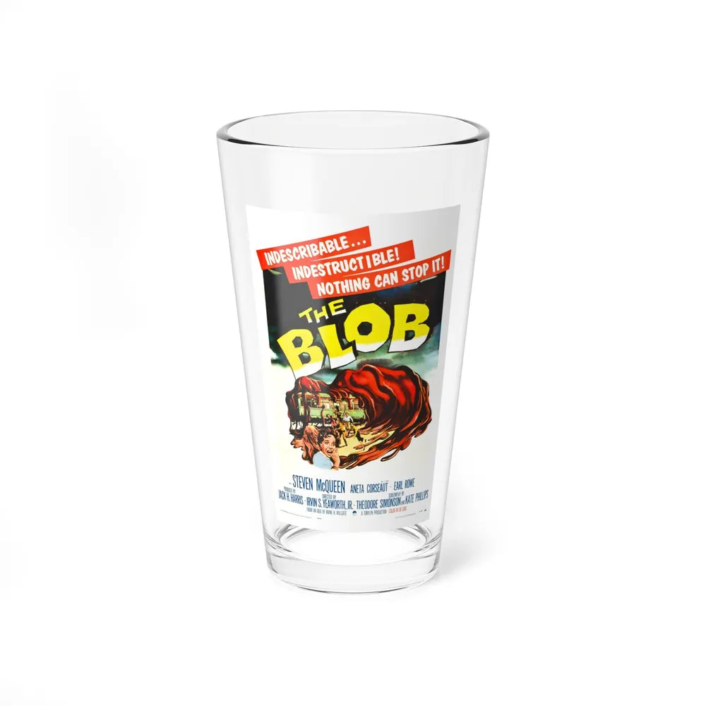 THE BLOB 1958 Movie Poster - Pint Glass 16oz-16oz-Go Mug Yourself