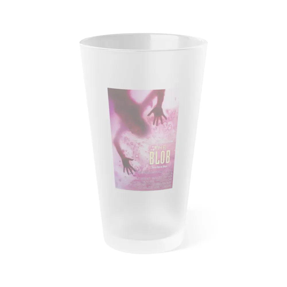 THE BLOB 1988 Movie Poster - Frosted Pint Glass 16oz-Go Mug Yourself