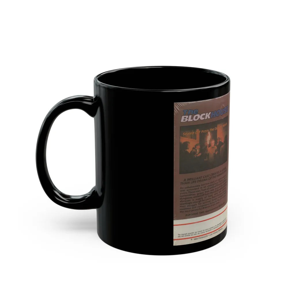 THE BLOCKHOUSE (VHS COVER) - Black Coffee Mug-Go Mug Yourself