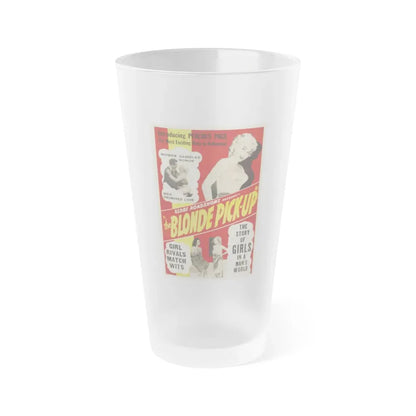 THE BLONDE PICK-UP 1951 Movie Poster - Frosted Pint Glass 16oz Default Title - Go Mug Yourself
