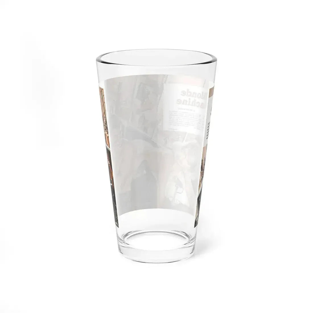 The Blonde Sex Machine (Magazine Illustration) Pint Glass 16oz - Go Mug Yourself