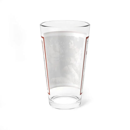 The Blonde Trap, Male magazine, September 1956 (Magazine Illustration) Pint Glass 16oz - Go Mug Yourself
