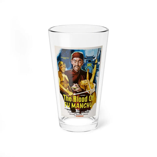 THE BLOOD OF FU-MANCHU 1968 Movie Poster - Pint Glass 16oz-16oz-Go Mug Yourself