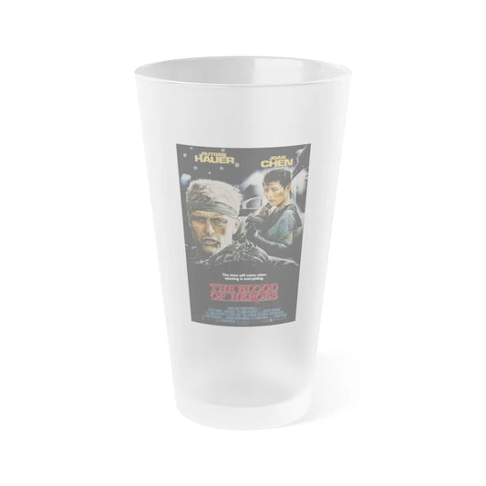 THE BLOOD OF HEROES (SALUTE OF THE JUGGER) 1969 Movie Poster - Frosted Pint Glass 16oz-Go Mug Yourself