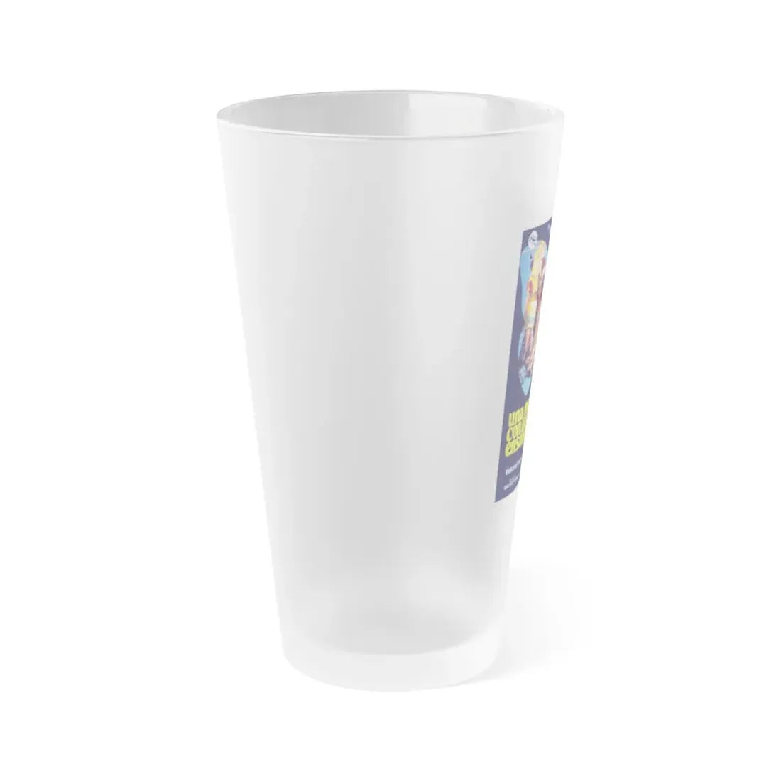 THE BLOODSTAINED BUTTERFLY (SPANISH) 1971 Movie Poster - Frosted Pint Glass 16oz - Go Mug Yourself