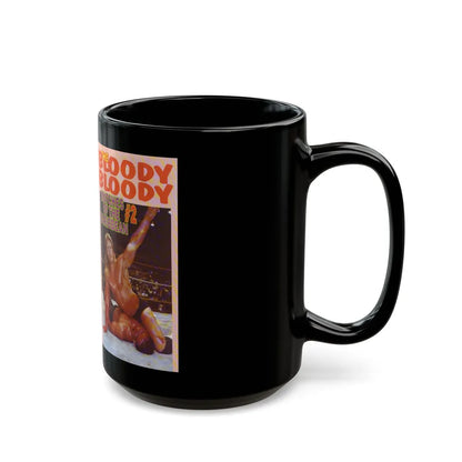 THE BLOODY BLOODY MATCHES OF THE CARIBBEAN NUMBER 2 (VHS COVER) - Black Coffee Mug-Go Mug Yourself