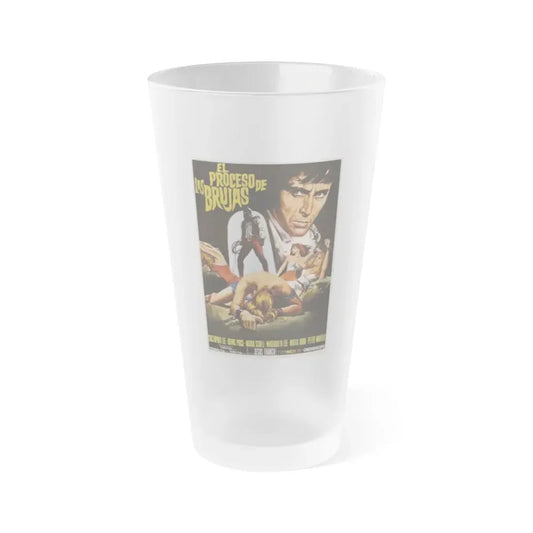 THE BLOODY JUDGE 1970 Movie Poster - Frosted Pint Glass 16oz Default Title - Go Mug Yourself