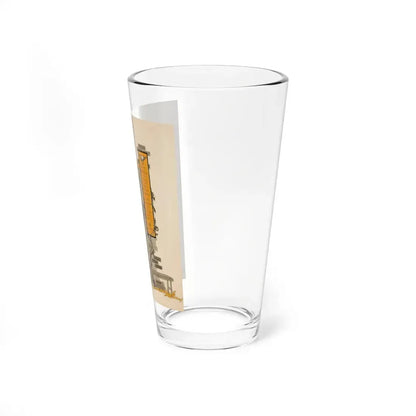 The Blue Goose, Collier's Magazine story illustration, September 20, 1930 (Magazine Illustration) Pint Glass 16oz - Go Mug Yourself