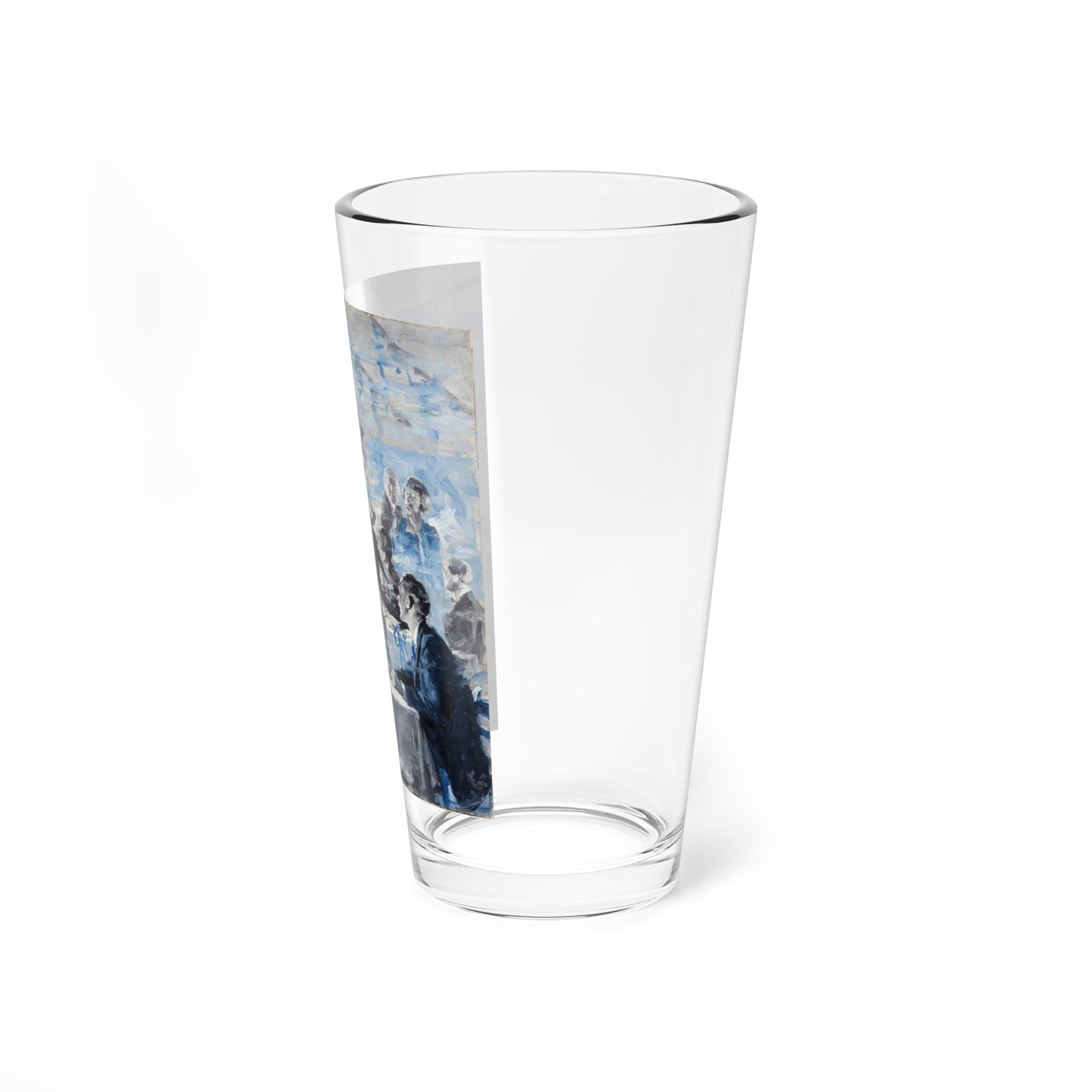 The Blue Mule, interior story illustration, 1923 (Magazine Illustration) Pint Glass 16oz-Go Mug Yourself